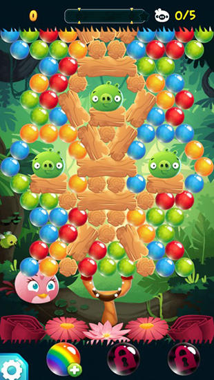 Angry birds: Stella pop - Android game screenshots.