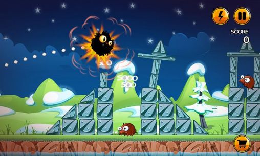Angry cats - Android game screenshots.