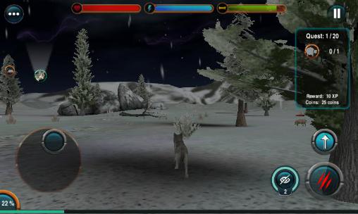 Angry wolf simulator 3D - Android game screenshots.