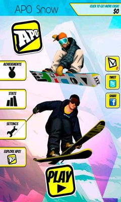 Full version of Android Sports game apk APO Snow for tablet and phone.