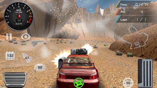 Armored off-road racing - Android game screenshots.