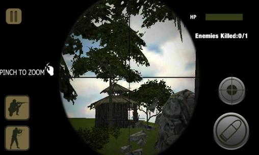 Army commando: Sniper shooting 3D - Android game screenshots.
