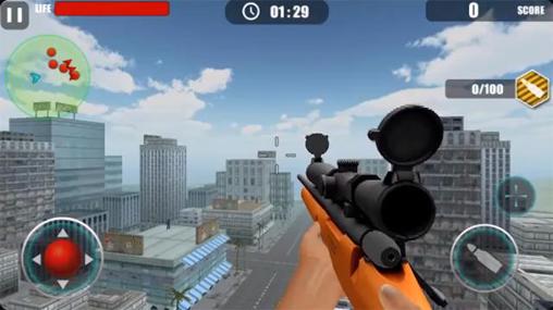Army special sniper strike game 3D - Android game screenshots.