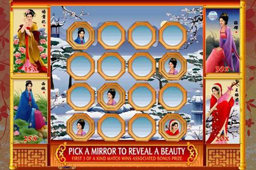 Asian beauty slot - Android game screenshots.