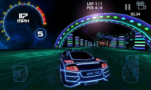 Asphalt: Neon - Android game screenshots.