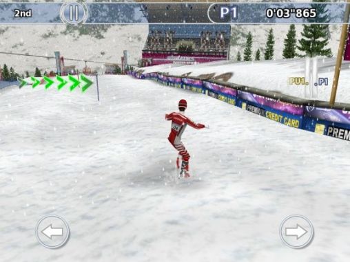 Athletics: Winter sports - Android game screenshots.