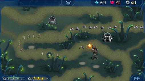 Attack of the A.R.M.: Alien robot monsters - Android game screenshots.