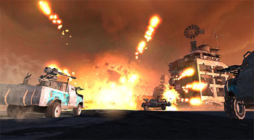 Auto warriors: Tactical car combat - Android game screenshots.