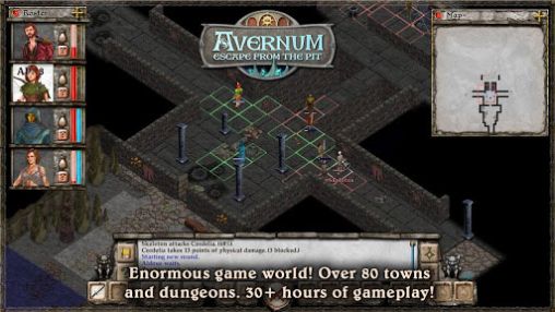 Avernum: Escape from the pit - Android game screenshots.