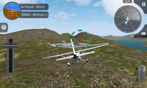 Avion flight simulator 2015 - Android game screenshots.