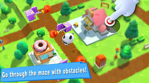 Baby panda's puzzle town: Healthy eating - Android game screenshots.