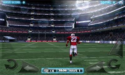 Gameplay of the Backbreaker 3D for Android phone or tablet.