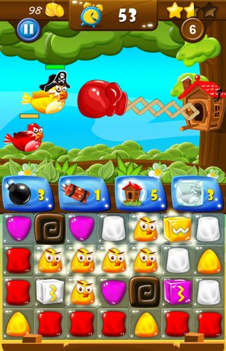 Bad bad birds: Puzzle defense - Android game screenshots.