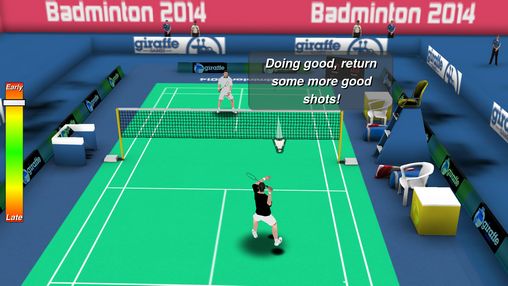 Badminton 3D - Android game screenshots.