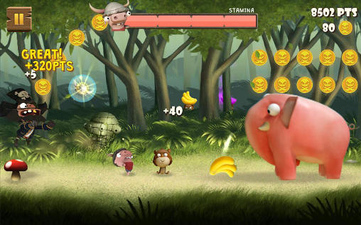 Barty run - Android game screenshots.