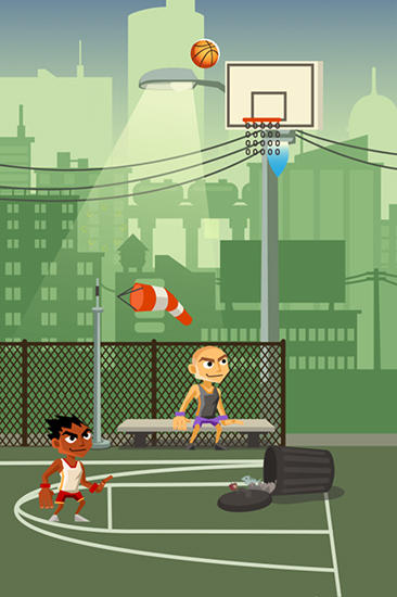 Gameplay of the Basket boss: Basketball game for Android phone or tablet.