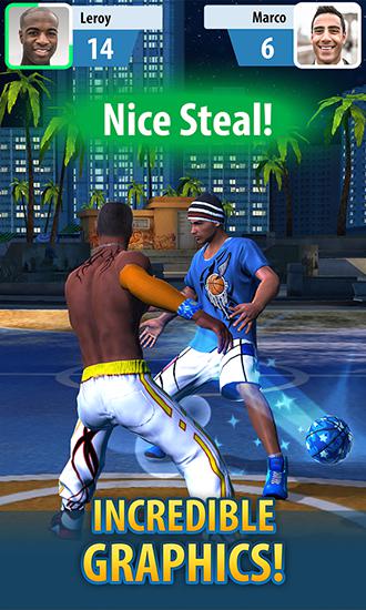 Basketball stars - Android game screenshots.