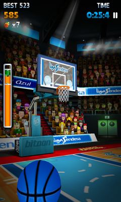Gameplay of the BasketDudes Liga Endesa for Android phone or tablet.