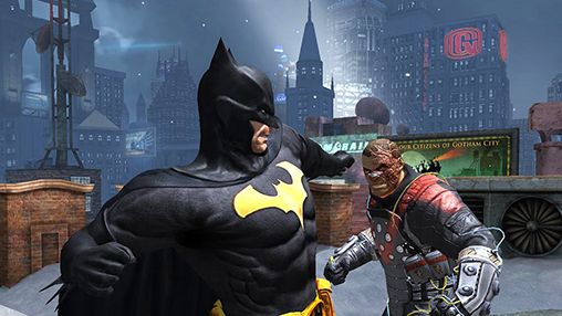 Gameplay of the Batman: Arkham origins for Android phone or tablet.