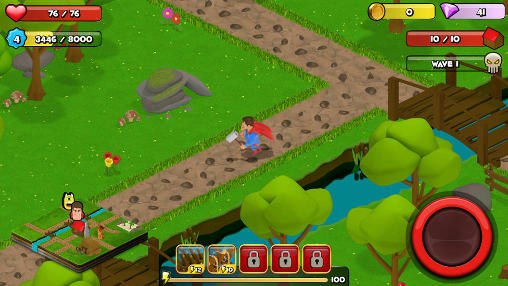 Battle bros: Tower defense - Android game screenshots.