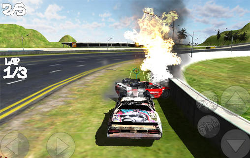 Battle cars: Action racing 4x4 - Android game screenshots.