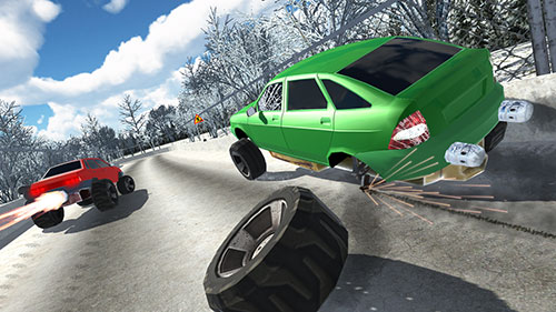 Battle cars online - Android game screenshots.