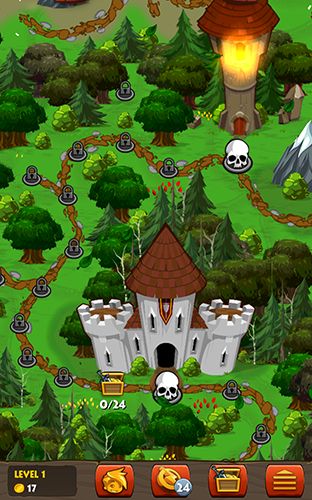 Battle gems: Adventure quest - Android game screenshots.