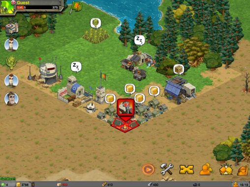 Battle nations - Android game screenshots.
