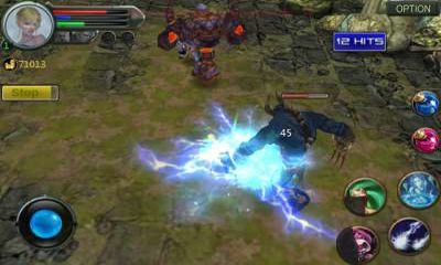 Gameplay of the Battle Of The Saints I for Android phone or tablet.