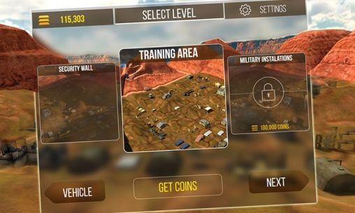Battlefield: Tank simulator 3D - Android game screenshots.