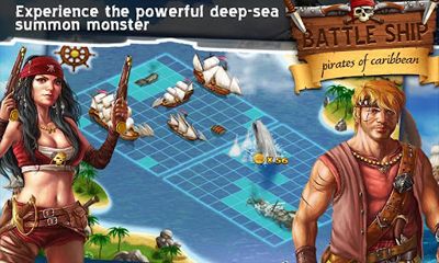 Gameplay of the BattleShip. Pirates of Caribbean for Android phone or tablet.