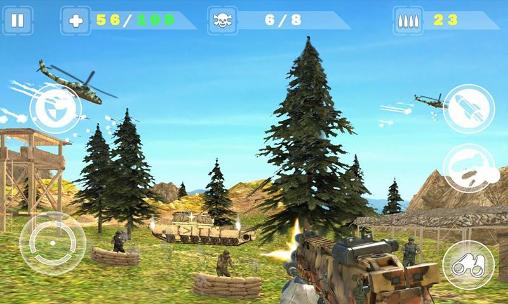 Beach head: Modern action combat - Android game screenshots.