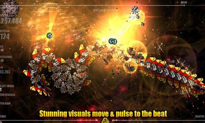 Gameplay of the Beat Hazard Ultra for Android phone or tablet.