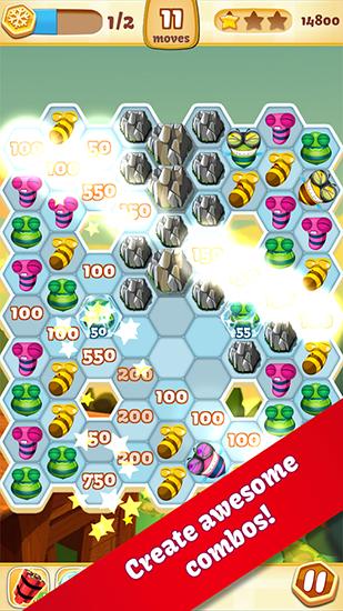 Bee brilliant! - Android game screenshots.