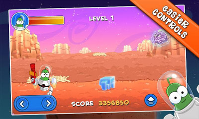 Gameplay of the Bert On Mars for Android phone or tablet.