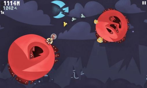 Beyond gravity - Android game screenshots.