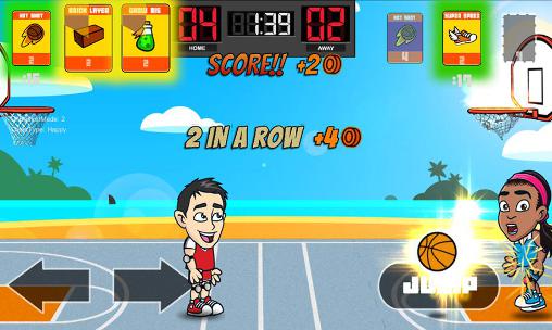Big head basketball - Android game screenshots.