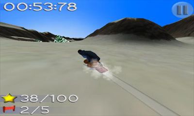Big Mountain Snowboarding  - Android game screenshots.