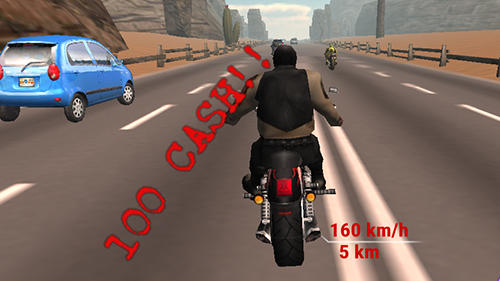 Gameplay of the Bike attack: Death race for Android phone or tablet.