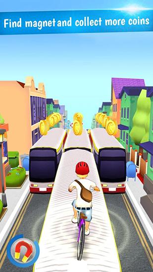 Bike rush - Android game screenshots.