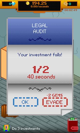 Billionaire clicker - Android game screenshots.