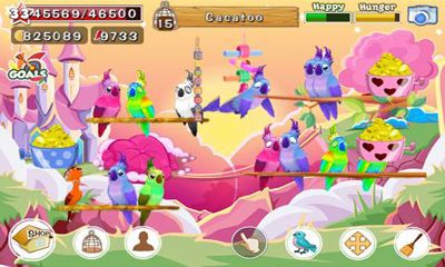 Gameplay of the Bird Land for Android phone or tablet.