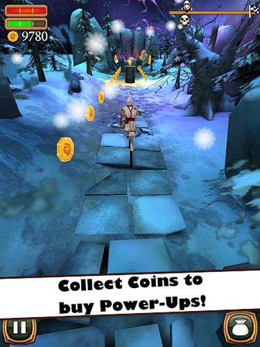 Black fist: Ninja run challenge - Android game screenshots.