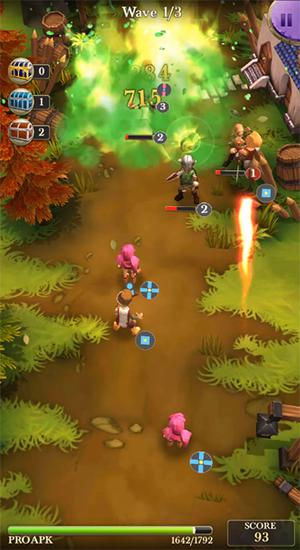 Blades of revenge: RPG puzzle - Android game screenshots.