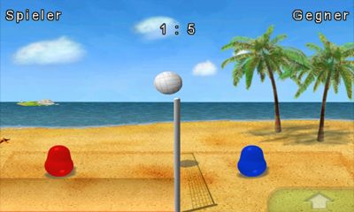Gameplay of the Blobby Volleyball for Android phone or tablet.
