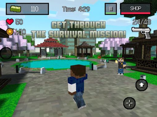 Block City wars: Mine mini shooter - Android game screenshots.