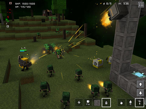 Block fortress: War - Android game screenshots.