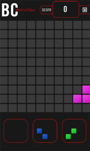 Blocks colors - Android game screenshots.