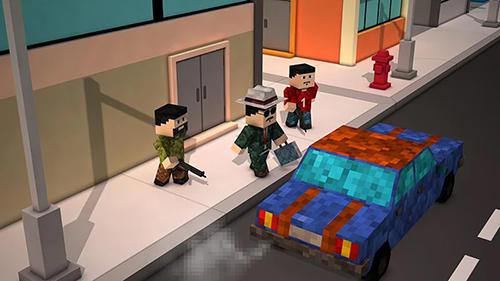 Blocky city sniper 3D - Android game screenshots.