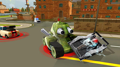 Blocky cop pursuit terrorist - Android game screenshots.